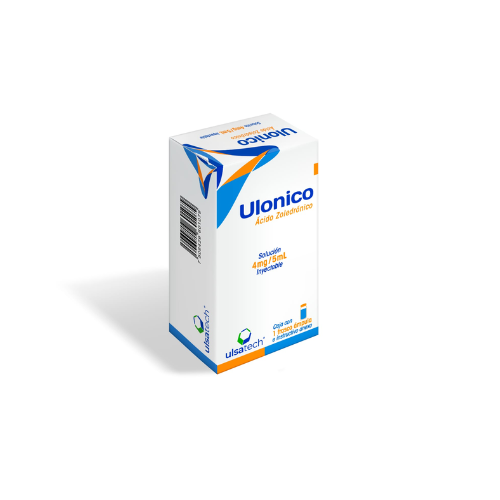 ULONICO 4 MG / 5 ML INYECTABLE, ULSATECH. (ÁCIDO ZOLEDRÓNICO)