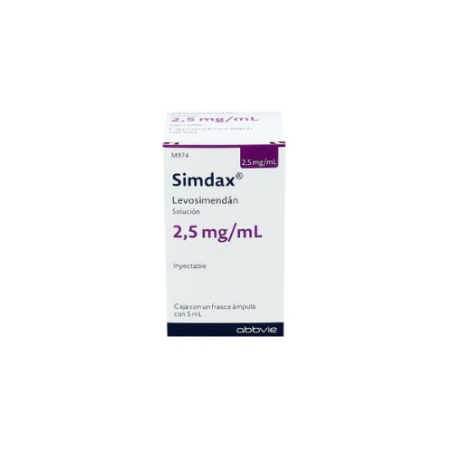 SIMDAX 2.5 MG/ML 1 FAM C/5 ML (LEVOSIMENDÁN)