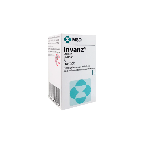 INVANZ 1 G SOLUCIÓN INYECTABLE (ERTAPENEM)