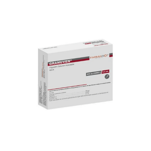 GRANUVEN 300 MCG (30 MU / 0.5 ML) SOL INY JPRELL CAJ C/1 (ERITROPOYETINA)