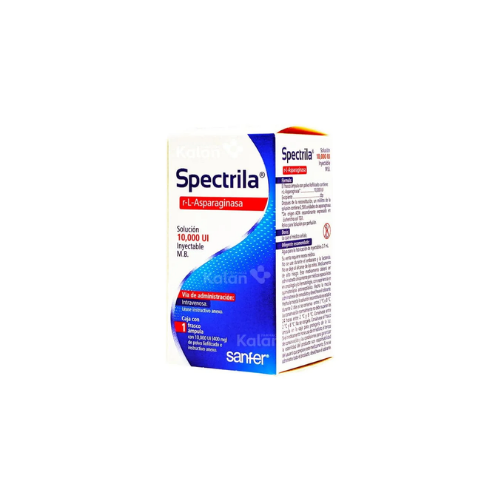 SPECTRILA 10,000 UI INYECTABLE, SANFER.(ASPARAGINASA)