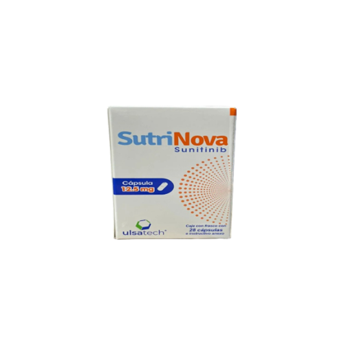 SUTRINOVA 12.5 MG 28 CÁPSULAS, ULSATECH. (SUNITINIB)