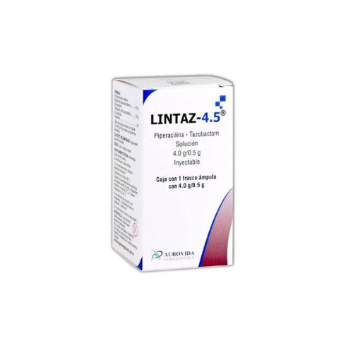 LINTAZ 4.5 INYECTABLE, AUROVIDA. (PIPERACILINA/TAZOBACTAM)