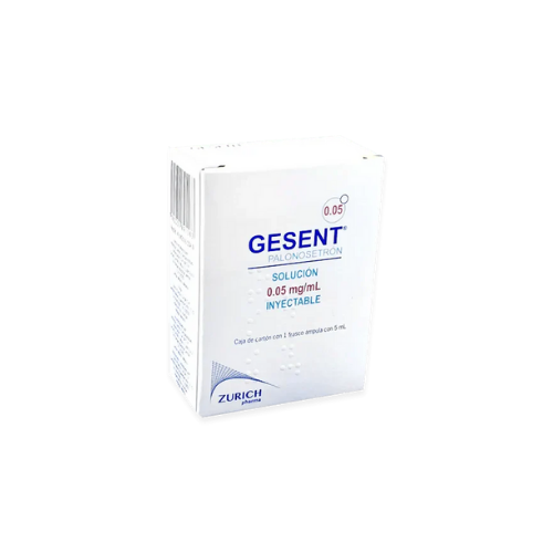 GESENT 0.05 MG / ML INYECTABLE, ZURICH. (PALONOSETRÓN)
