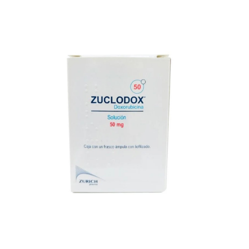 ZUCLODOX 50 MG INYECTABLE, ZURICH. (DOXORRUBICINA)