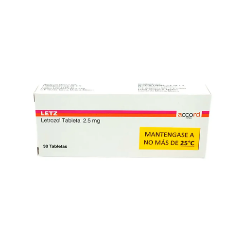 LETZ 2.5 MG 30 TABLETAS (LETROZOL)