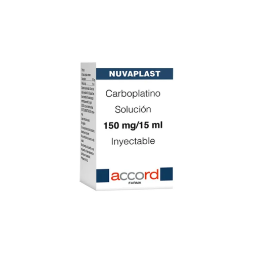 NUVAPLAST 150 MG / 15 ML INYECTABLE, ACCORD. (CARBOPLATINO)