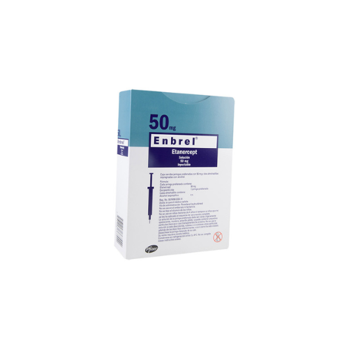 ENBREL 50MG INYECCIÓN CON JERINGA 2 PIEZAS FRASCO ÁMPULA (ETARNECEPT)