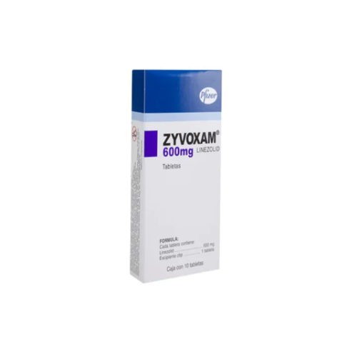 ZYVOXAM 600 MG ORAL 10 TABLETAS (LINEZOLID)
